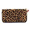 2-in-1 Leopard Zebra Colorblock Padlock Satchel