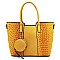 Ostrich Croc 2-in-1 Satchel
