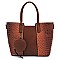Ostrich Croc 2-in-1 Satchel