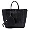 Croc Alligator 2-in-1 Shopper