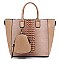 Croc Alligator 2-in-1 Shopper