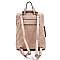 Convertible Perforated Backpack Satchel with Tablet Holder