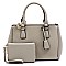 Saffiano Textured 2-in-1 Satchel