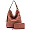 Fashion Woven 2-in-1 Shoulder Bag Hobo