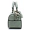 2-Way Double Tassel Accent Boston Satchel