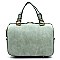 2-Way Double Tassel Accent Boston Satchel