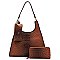Ostrich Croc 3-in-1 Shoulder Bag
