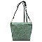 3-in-1 Python Snake Skin Satchel