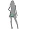 3-in-1 Python Snake Skin Satchel