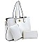 Fashion Twist Lock 3-in-1 Satchel