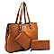 Fashion Twist Lock 3-in-1 Satchel
