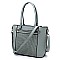 2-in-1 Embossed Shopper Wallet Set