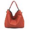 Fashion Laser Cut Perforated 2-in-1 Shoulder Bag