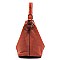 Fashion Laser Cut Perforated 2-in-1 Shoulder Bag