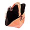 Fashion Laser Cut Perforated 2-in-1 Shoulder Bag