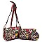 3-in-1 Leopard Flower Crossbody Set