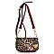3-in-1 Leopard Flower Crossbody Set