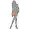 Fashion Whipstitch Chain 2-in-1 Shoulder Bag Hobo