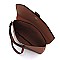3-in-1 Geometric Stripe Satchel