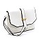 3-in-1 Geometric Stripe Satchel