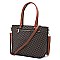 2-in-1 Monogram Shopper Wallet Set