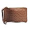 2-in-1 Ostrich Croc Shopper Set