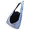 2-in-1 Shoulder Bag Ostrich Croc Hobo