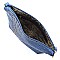 2-in-1 Shoulder Bag Ostrich Croc Hobo