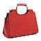 Croc Alligator Top Handle Satchel