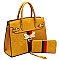 Fashion Queen Bee Stripe 2-in-1 Satchel