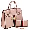 Fashion Queen Bee Stripe 2-in-1 Satchel