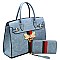 Fashion Queen Bee Stripe 2-in-1 Satchel