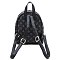 Fashion Golden Bee Striped Monogram Backpack