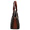 2 iN 1 Stylish Monogram Multi Compartment Satchel