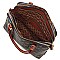 2 iN 1 Stylish Monogram Multi Compartment Satchel