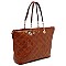 Adorable Quilted Shopper Tote Bag