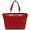 Adorable Quilted Shopper Tote Bag
