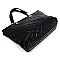 Adorable Quilted Shopper Tote Bag