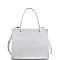 CLASSIC PIERCE ROUGH REPTILE LIKE SKIN TOTE BAG