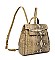 STYLISH SNAKESKIN TURNER MINI BACKPACK