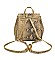 STYLISH SNAKESKIN TURNER MINI BACKPACK