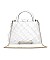GLAM CLEAR EUGENIE EVENING CLUTCH BAG