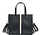 TRENDY TWO TONE STRIPED JASMINE TOTE BAG