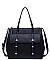 Urban Expression Fashionable Ambrose Pebbled Vegan Leather JP26230