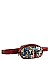 Obama Magazine Print - Fashion Faux Leather Magazine Fanny Pack JPOB7004
