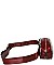 Obama Magazine Print - Fashion Faux Leather Magazine Fanny Pack JPOB7004