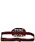 Obama Magazine Print - Fashion Faux Leather Magazine Fanny Pack JPOB7004