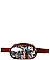 Obama Magazine Print - Fashion Faux Leather Magazine Fanny Pack JPOB7004