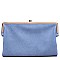 Urban Expressions Faux Leather Wallet Sandra Metal Hardware Complements Classic Style JP7287a