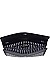 Fashionable Ozzy Embellished Vegan Leather Clutch JP41061